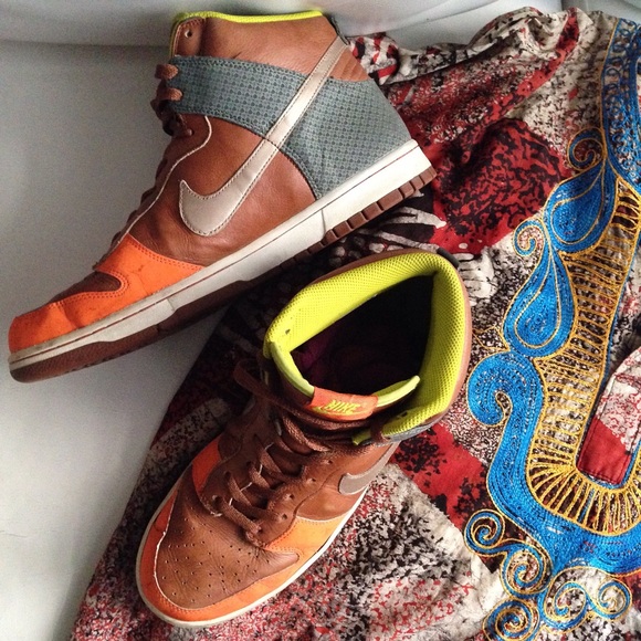 ❌ SOLD!! ❌ NIKE DUNK HIGH PREMIUM ORANGE BLAZE MEN