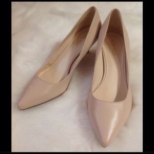 Nude kitten heels