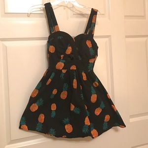 REVERSE Pineapple Retro Dress
