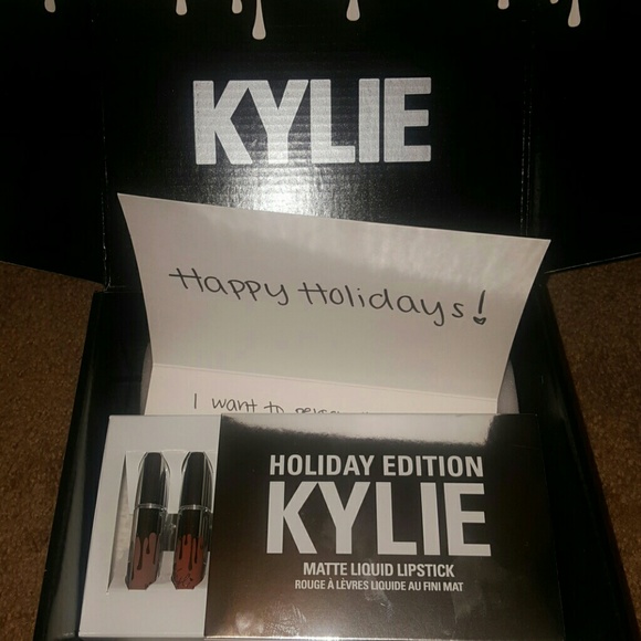 In Hand. Kylie Cosmetics Holiday Mini Mattes