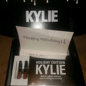 In Hand. Kylie Cosmetics Holiday Mini Mattes