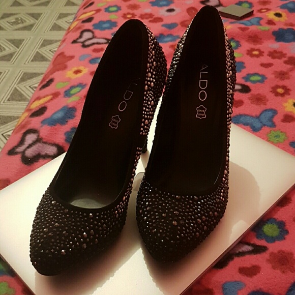 Aldo black heels