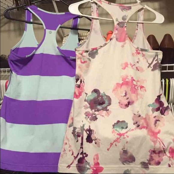 Lululemon tanks size 8
