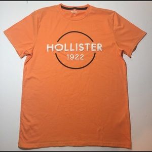 🎉🎉SOLD🎉🎉 Hollister Graphic Logo Orange Shirt.