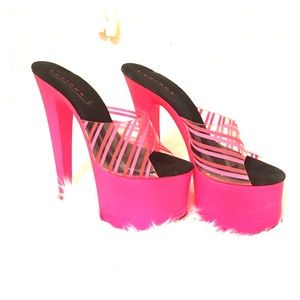 Wild Hot Pink Stilettos