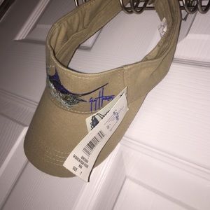 Guy Harvey Visor. Never worn; ready for a head.