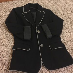 NWOT Sashimi Silver Button Blazer S