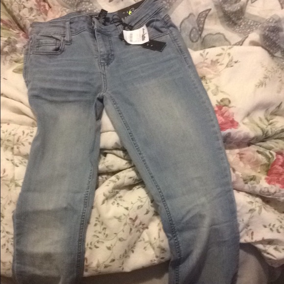 Light blue color, boot cut, long length. - Picture 1 of 1