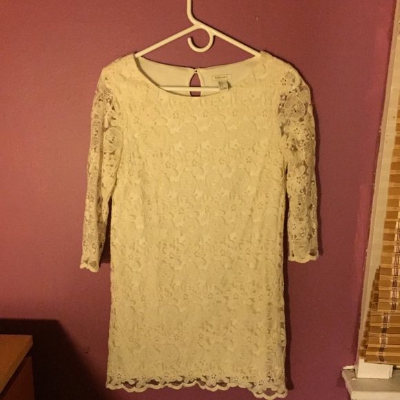 White Lacy Dress
