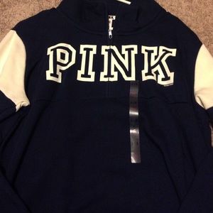 NWT Women's Victoria's Secret Quarter Zip Up