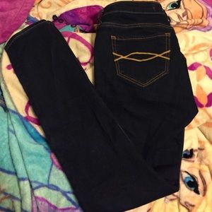 Abercrombie and Fitch dark wash jegging
