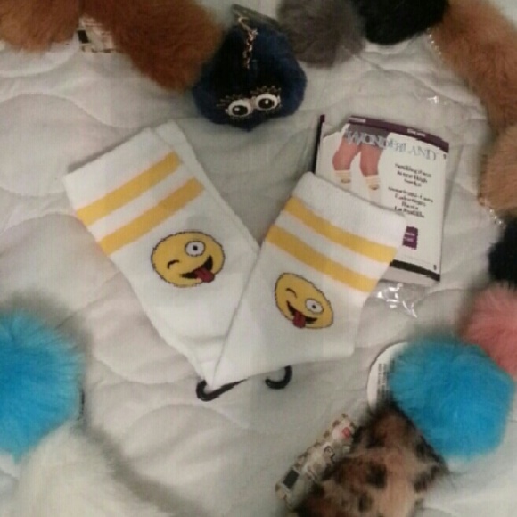 wonderland Other - *SOLD* Emoji socks
