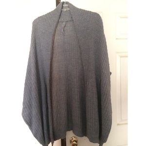 Plus size cocoon sweater wrap
