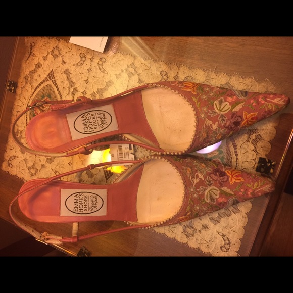 Emma Hope's sling back pumps .