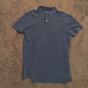 Dark Blue American Eagle Collared Shirt