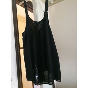 Plus size chiffon tank