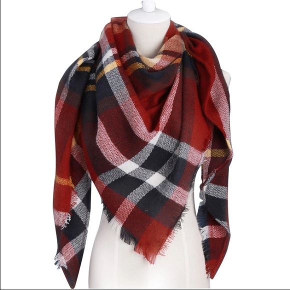 Plaid Winter scarf bundle