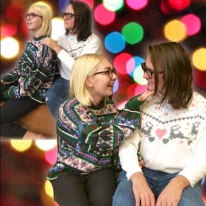 Vintage ugly Christmas sweater