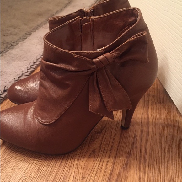 Brown booties