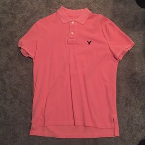 Pink American Eagle Collared Shirt