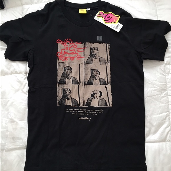 NWWT Keith Haring "Pop Art" Graffiti Shirt sz M