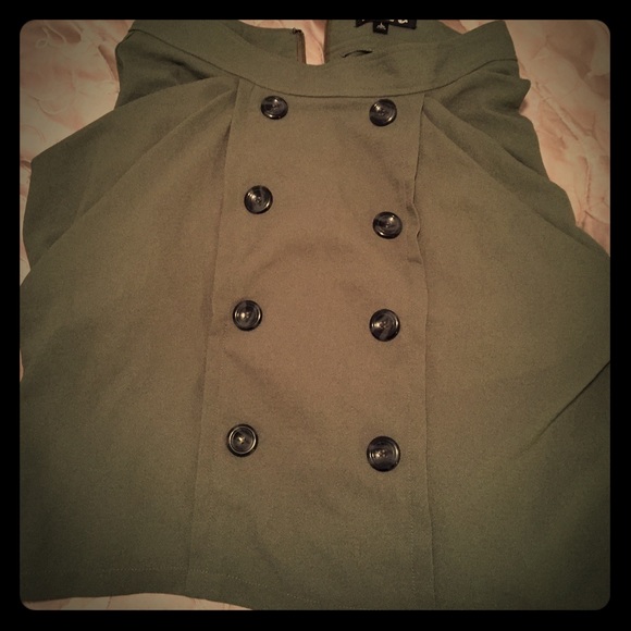 Olive green skirt