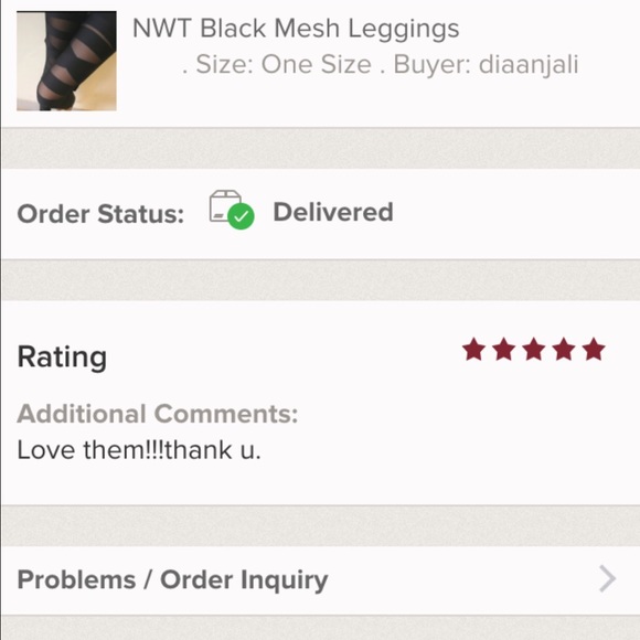 NWT Black Mesh Cut-Out Leggings - Picture 3 of 4