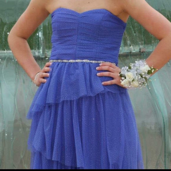 Layered prom dress
