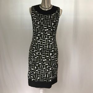 Alyx dress size 8 black khaki white
