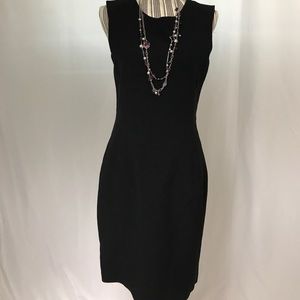 T Tahari classic black dress size 8