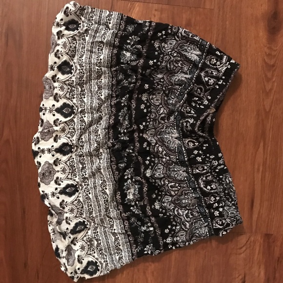 Black and white skirt