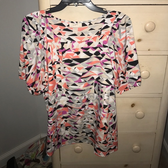 LOFT Patterned Blouse