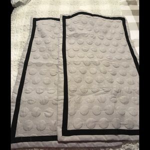 Gray trimmed in black king size