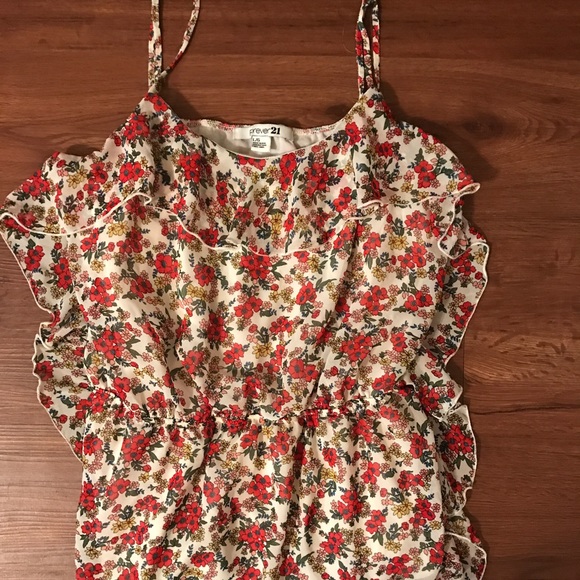Floral tank top