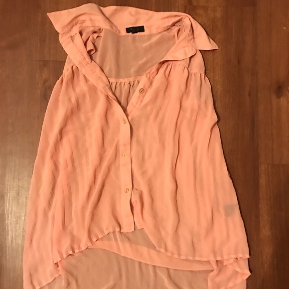 Peach blouse