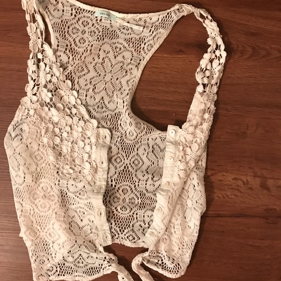 Lace crop top
