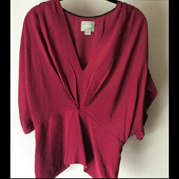Silk Anthropologie Maeve blouse