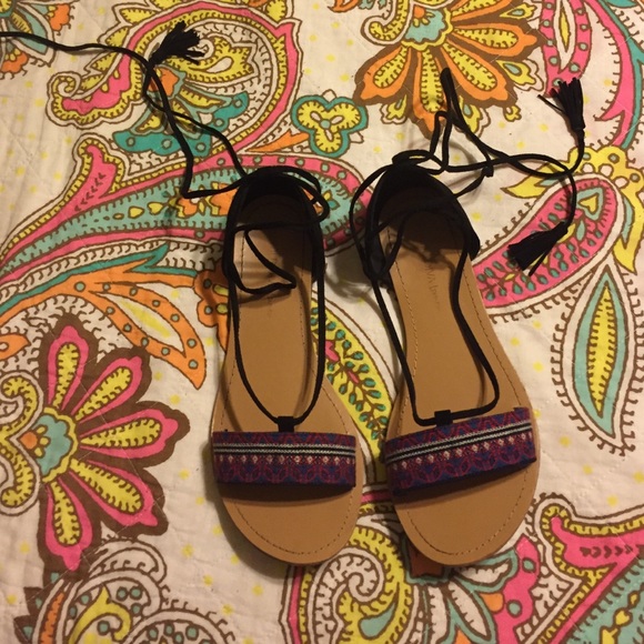 Black sandals