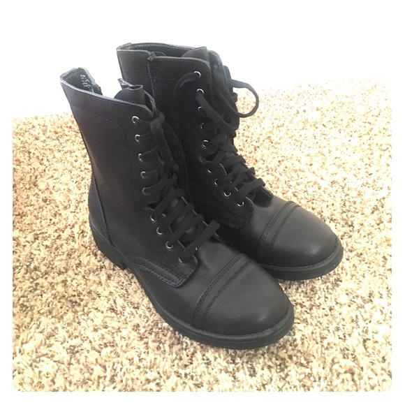 Black Combat Boots