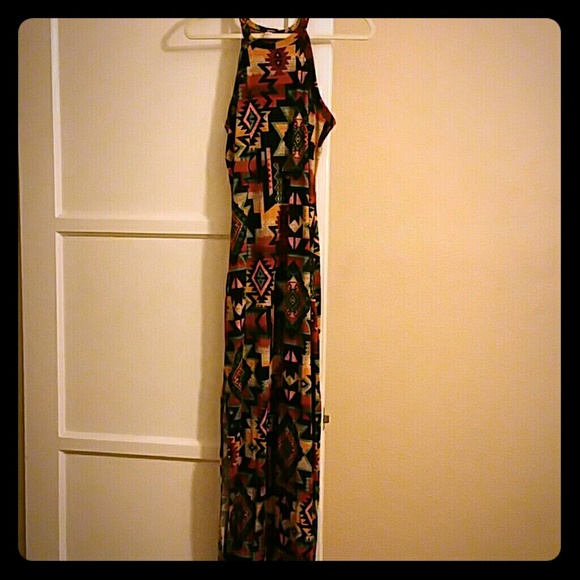 TRIBAL PRINT DRESS - Picture 1 of 2