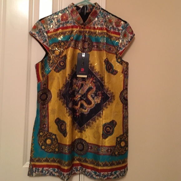 Chinese dragon blouse