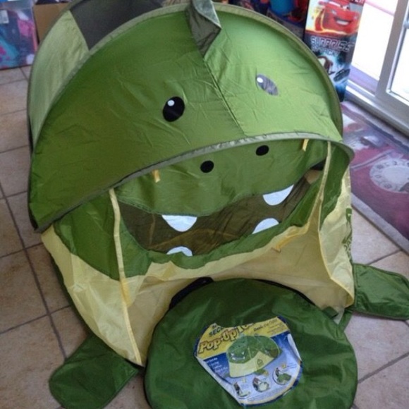 pop up dinosaur tent
