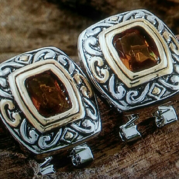 TRIBAL Citrine Earrings