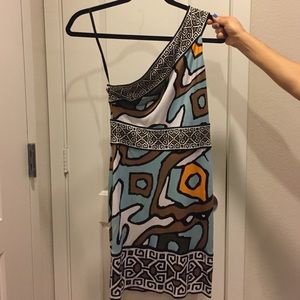 DVF one shoulder dress, worn once
