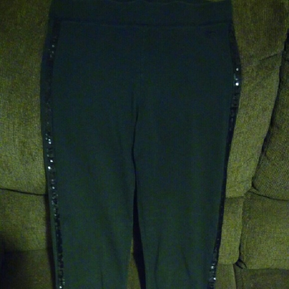 VS Pink Leggings with Sequins