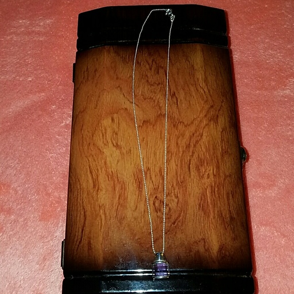 925 STERLING SILVER AND AMETHYSTS NECKLACE