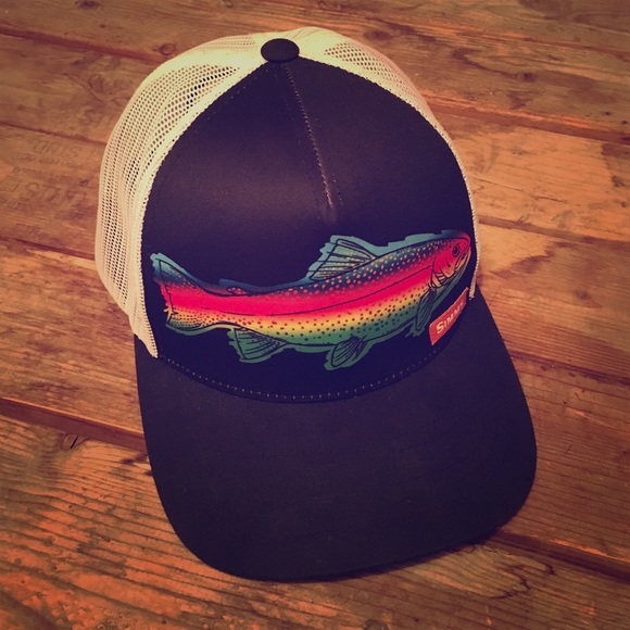 simms rainbow trout hat