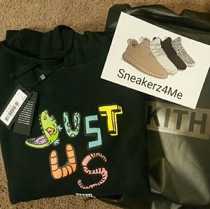 Kith x Rugrats Just Us Hoodie Black Size Medium