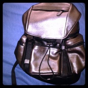 COACH Trek Backpack Nylon+Perforated Leather