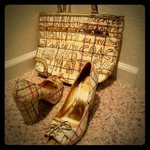 Matching Purse and Sz 7.5 Heels